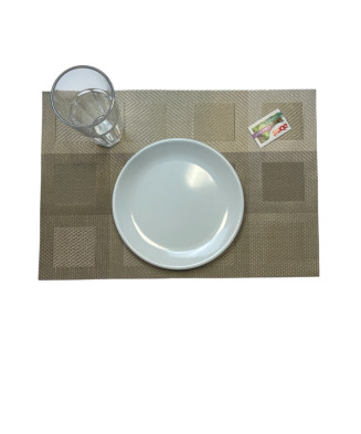 Achetez Set de Table Taupe avec Deux Bandes 45x30 cm