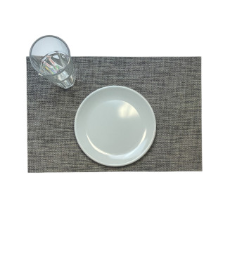 Achetez Set de Table Gris Foncé 70% PVC 45x30 cm