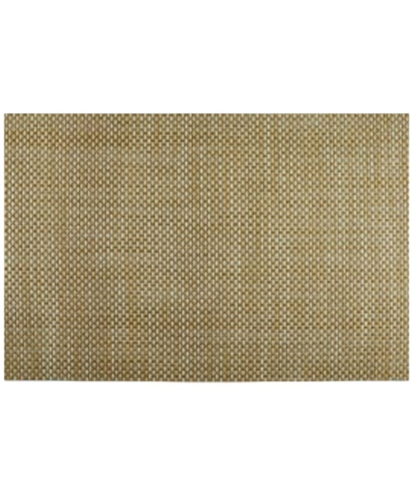 Set de table couleur marron avec stipes latéraux 45x30 cm, 70% PVC et 30% PET 