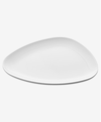 Assiette Elliptique Bermuda - Mélamine Chic pour Servir avec Style