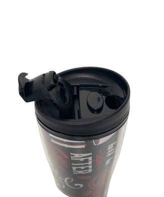 Mug thermo 440ml pour café ou thé avec couvercle Contenance:0,440L Décor:Café du matin