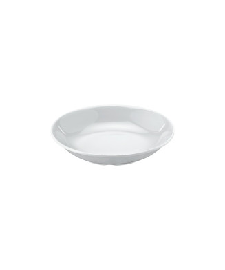 Assiette creuse, aspect porcelaine, Ø 19 x h.3,8 cm, 100% Mélamine 