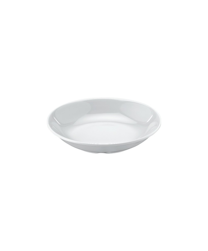 Assiette creuse, aspect porcelaine, Ø 19 x h.3,8 cm, 100% Mélamine 