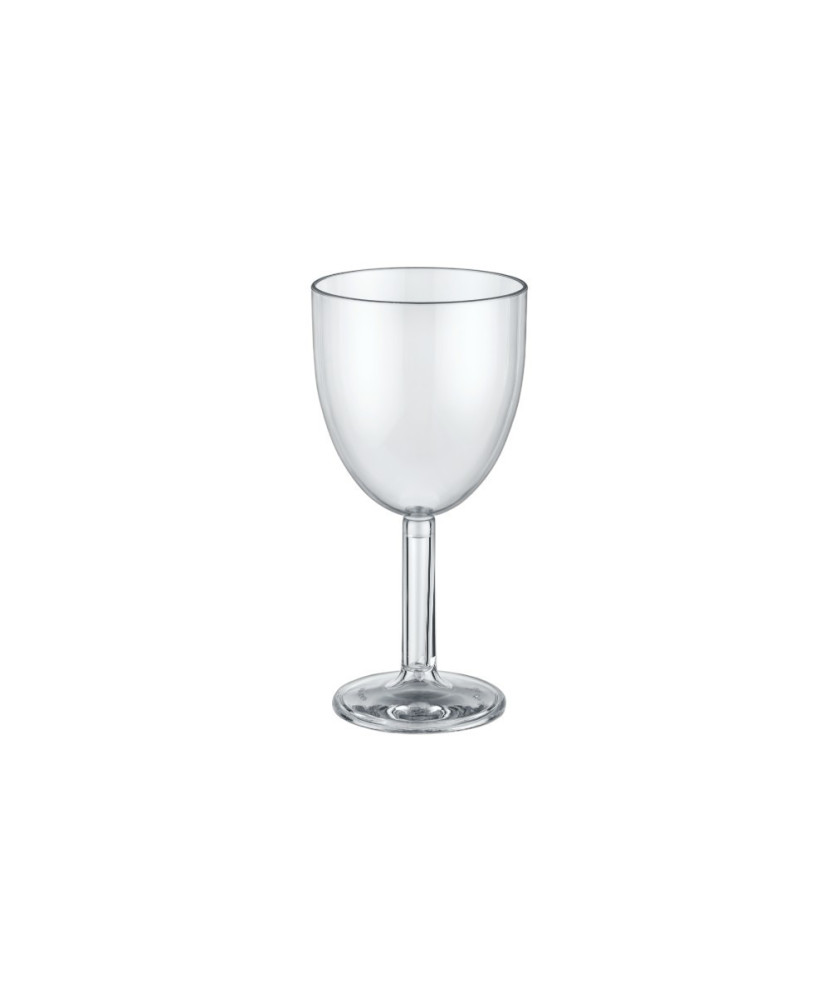 Le Ballon, verre à vin, 250 ml, Ø 7,6cm, H 15,6cm, Larg 7,6cm. En polycarbonate 