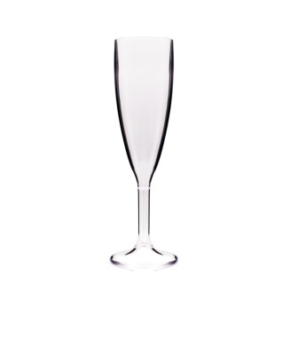 Le Karl, flûte à champagne, 180 ml, Ø 5,5cm, H 21,8cm, Larg 5,5cm. En polycarbonate 