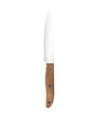 Kobe couteau à viande à fil rasoir manche en bois naturel L.244 mm 