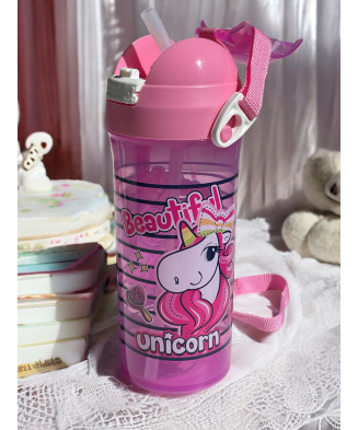 Gourde Licorne, 0,610L en polypropylène sans BPA 