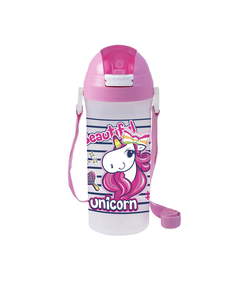 Gourde Licorne, 0,610L en polypropylène sans BPA