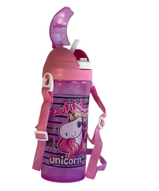 Gourde Licorne, 0,610L en polypropylène sans BPA 