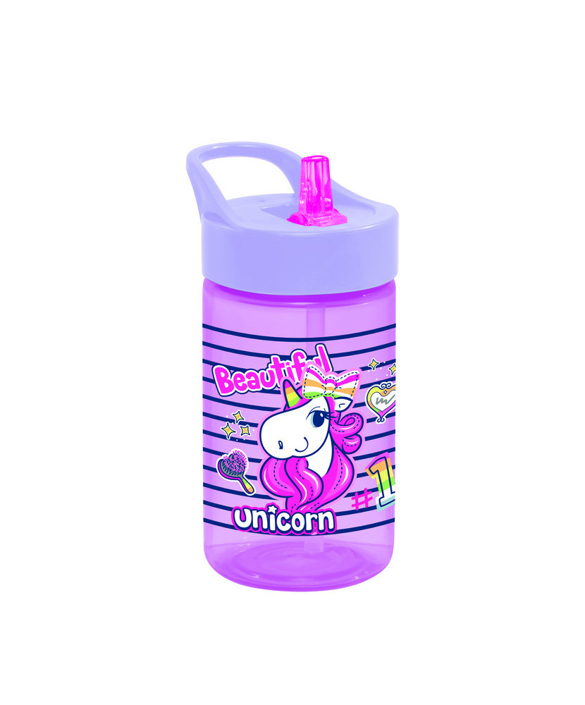 Biberon Licorne, 0,430L anti-fuite