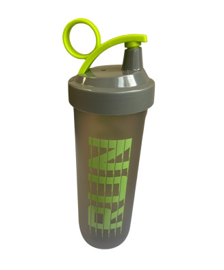 Gourde shaker sport, graduée, 600 ml, Vert,Gris 