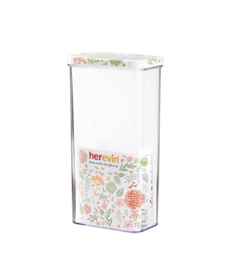 Boîte alimentaire décor floral Contenance:3 litres