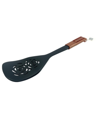 Spatule en polypropylène, résiste à 200°C, avec poignée fonctionnelle. Couleur:Cuivre