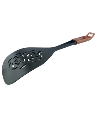 Spatule en polypropylène, résiste à 200°C, avec poignée fonctionnelle. Couleur:Cuivre