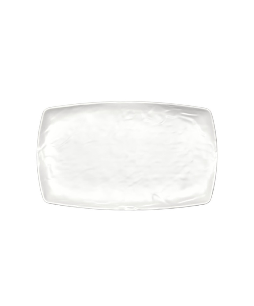 Assiette, Kar Matt White crème, 100% Mélamine Dimensions:L.20 x l.33 x h.2.5 cm