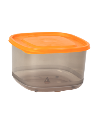 Boîte XL alimentaire 4,2L, bac gris Couleur:Orange