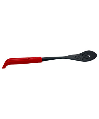 Spatule en polypropylène, résiste à 200°C, avec poignée fonctionnelle. Couleur:Rouge