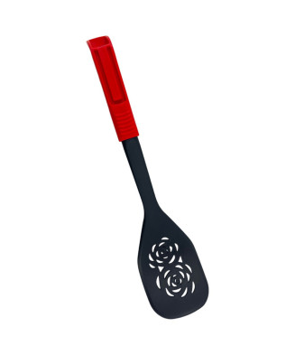 Spatule en polypropylène, résiste à 200°C, avec poignée fonctionnelle. Couleur:Rouge