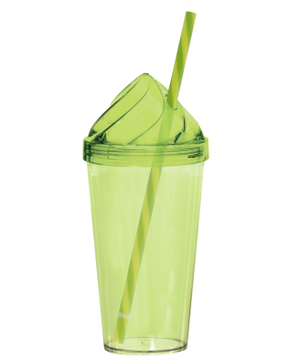 Gobelet, couvercle glace Couleur:Vert