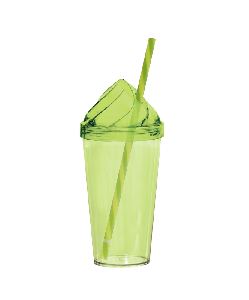 Gobelet, couvercle glace Couleur:Vert